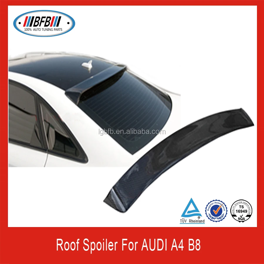 Aksesoris Mobil Belakang Truk Spoiler Serat Karbon Spoiler Atap