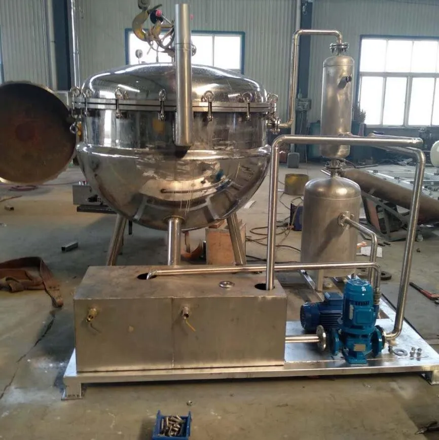 1000l Industrial Vacuum Dip Sugar Pot Pan For Candied / Pickles