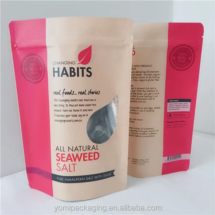 kraft paper bags for dehydrated fruit