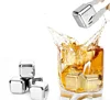Stainless Steel Ice Cubes Whiskey Stones Reusable Ice Cubes Chilling Stones Rocks for Wine