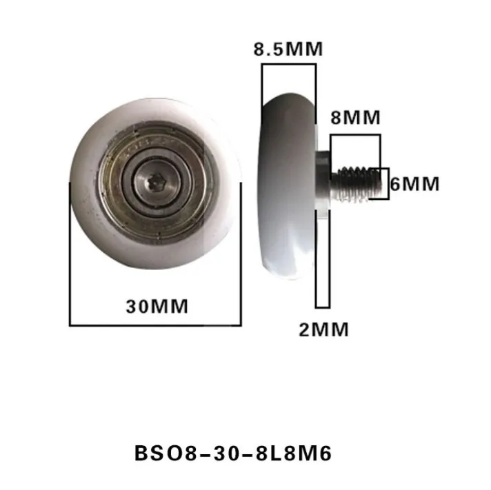 Nylon Ball Bearing Drawer Roller Sliding Roller Buy Nylon Ball