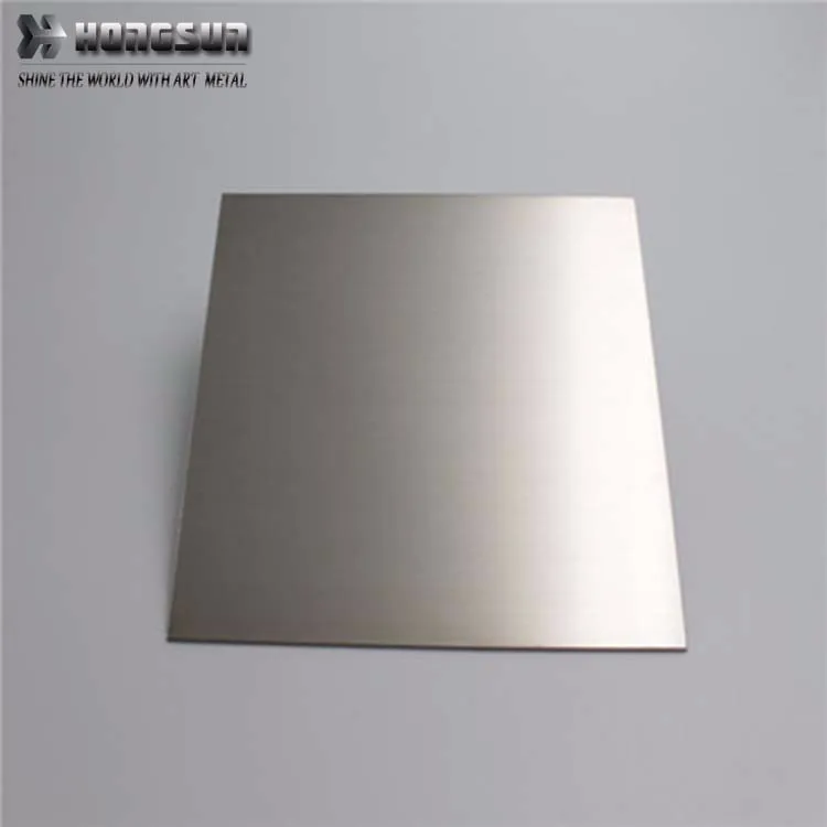 Sus430 316 Hairline Finish Stainless Steel Cold Rolled Sheet Plate