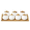 Contemporary two layers spice rack