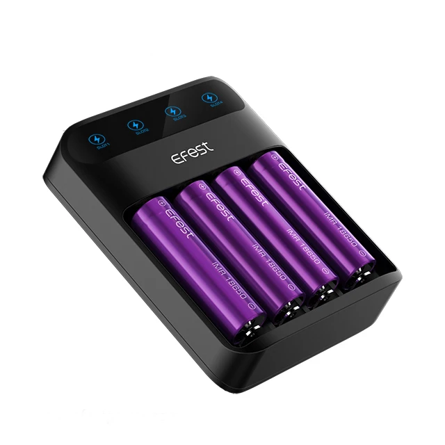 New Smart Battery Charger Lush Q4 Indicator Charger for 20700 / 18650 3.7V battery