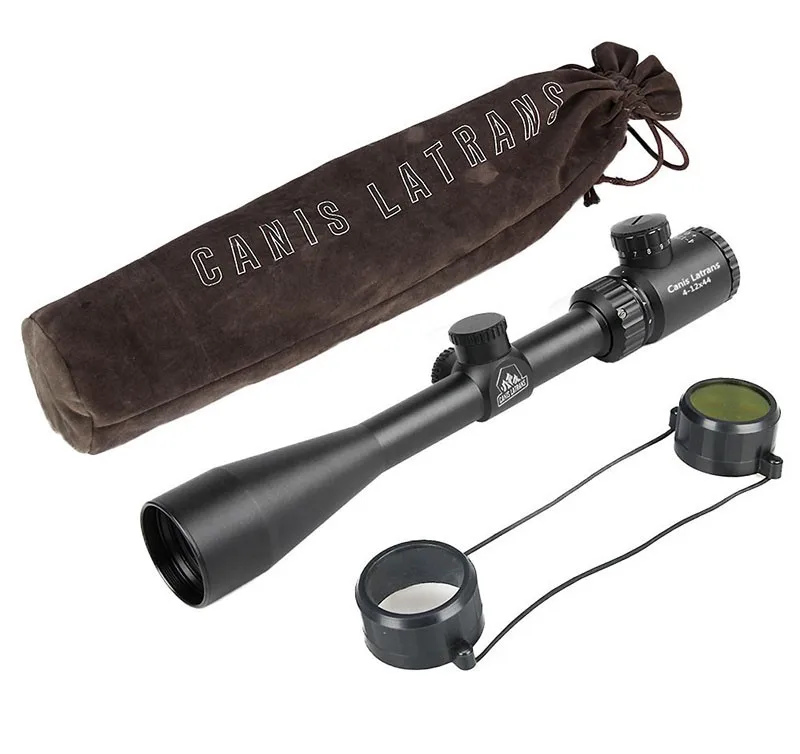 GZ1-0336 4-12x44 factory price wholesale tactical hunting laser rangefinder riflescope