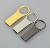 USB 2.0 Flash Drive Key Shaped Metal Flash Drive Memory Stick Data Storage Thumb Stick Pen Gold/Back/Silver