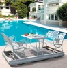 China outdoor furniture supplier metal swing chair leisure swing