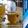 Solar powered LED flight obstruction light with ICAO