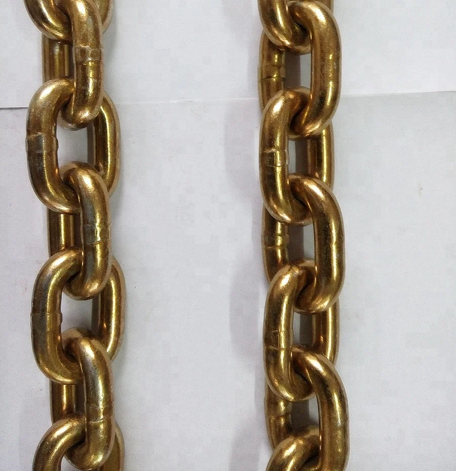 En818-7 Grade 80 11mm Self Color Calibrated Hoist Chain For Manual