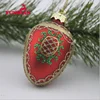 Wholesale fashionable glass easter eggs shaped christmas ornaments