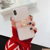 New hot selling soft tpu ring holder case glitter marble phone case for iphone xs max