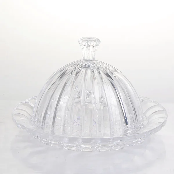 glass butter dish