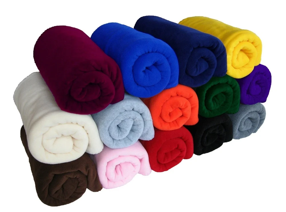 Cozy 50"*60" Solid Color Cheap Polar Fleece Blankets - Buy ...