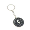 cheap metal custom logo enameled keychain/ keyring