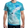 Byval Custom T Shirt Printing Unisex New Style 100%Polyester Dye Sublimation 3D Printed T-shirts