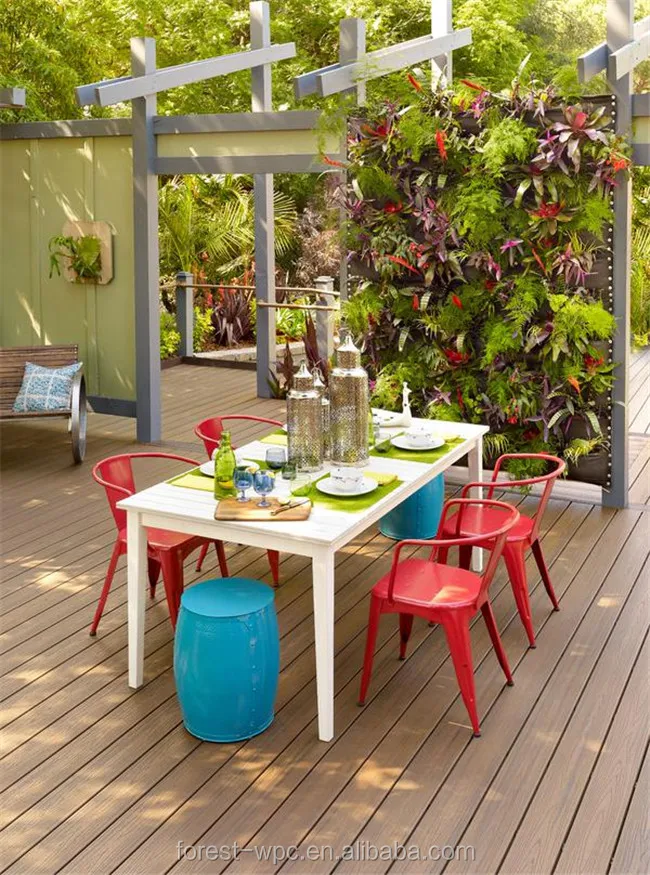 WPC Piso exterior de madera plástico compuesto / Ecológico Decorar