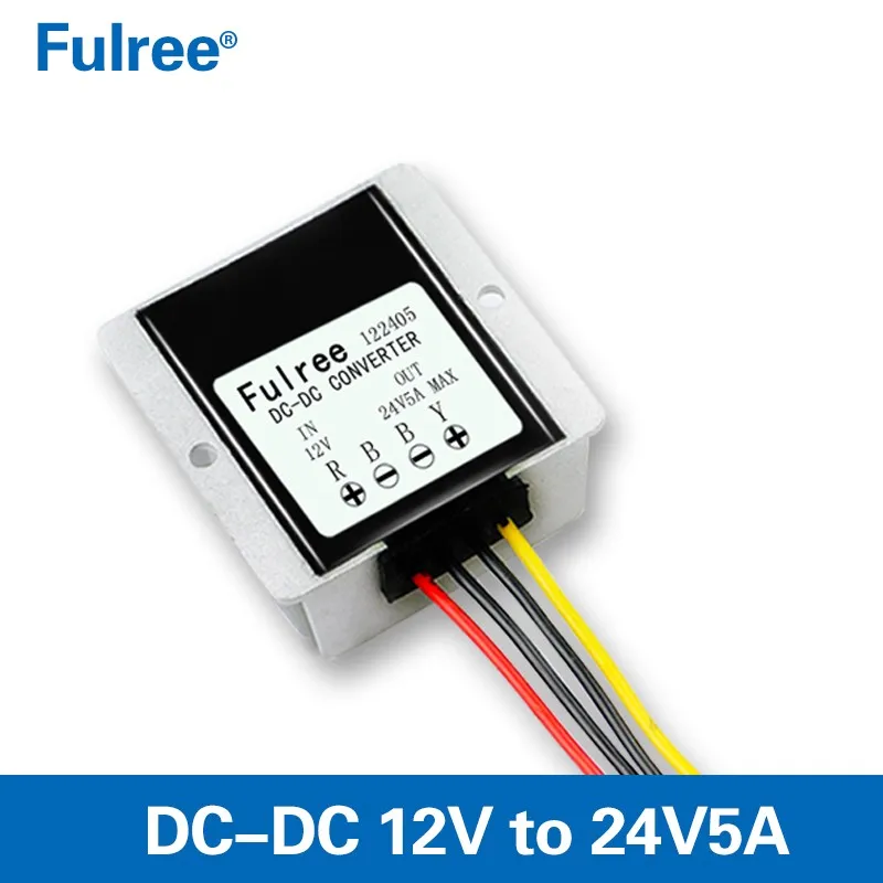 12vdc To 24vdc 5a Converter 12v Convert To 24v Dc Dc Step Up Boost ...