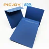 custom made colour card square envelope with silver hot foil printing in shanghai