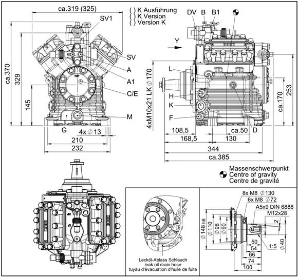 Bock FK40 655k Compressor - Reliable Performance for Buses