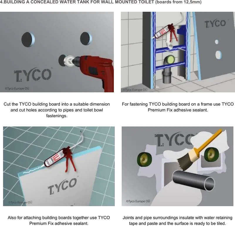 Wedi Building Panel - 24" X 48" X 1/8", 100% Waterproof Backer Board (5-Pack, 40 Sq Ft)