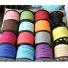 High Quality 2.6mm Flat Korean Faux Suede Leather String Cord Thong for Jewelry DIY 100Yards/roll