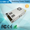 S-500w single output 5v 12v 15v 24v 36v 48v 500w 40a dc smps led switching power supply