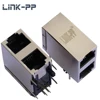 2X1 Port 6P4C Telephone Socket RJ11 Jack Top Entry