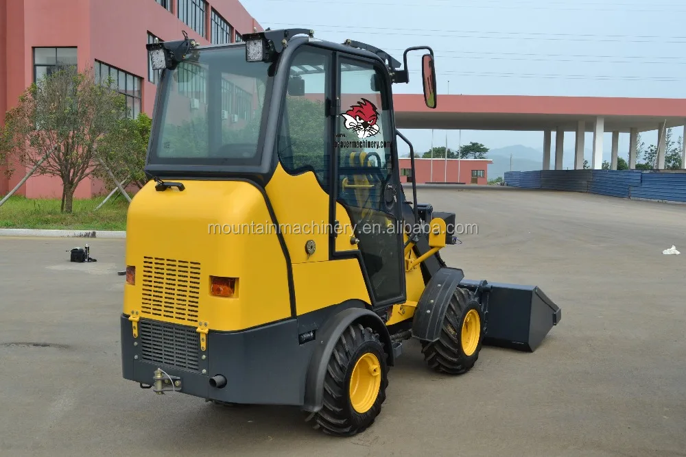 4 wheeled mini loader WL25 with joystick control for sale