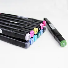 168 Color Brand 1 optional Alcoholic Sketch Marker Pen Animation Set Design Permanent Painting Double Headed Art Copic Marker