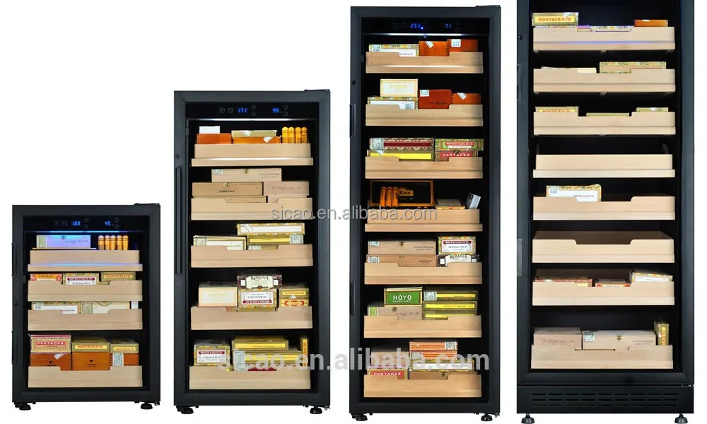 China Fabricante Eléctrico Gabinete Humidor de puros De Guba-Estuche de