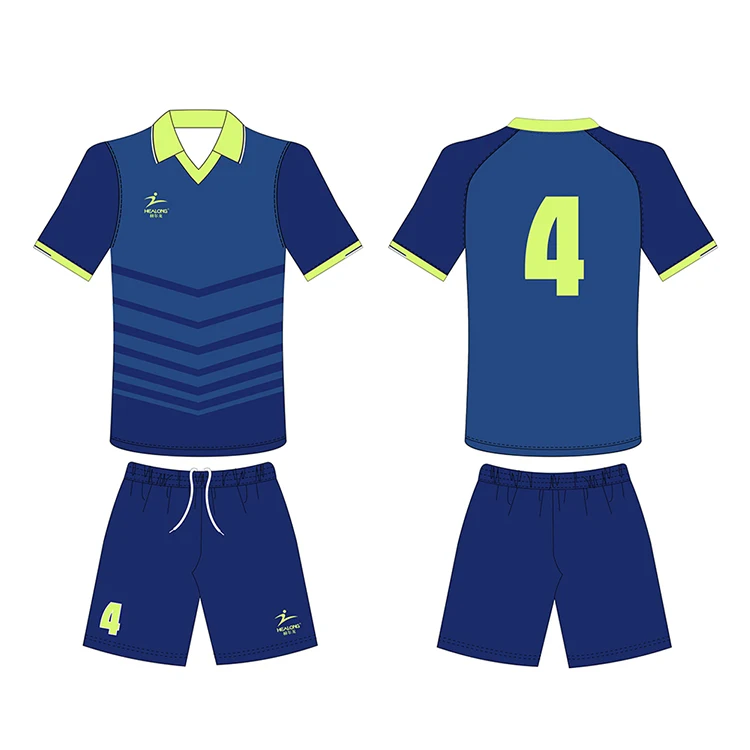 Cheap Football Sports Uniform Designs Men Blue And White Soccer Uniform Buy Soccer Uniform