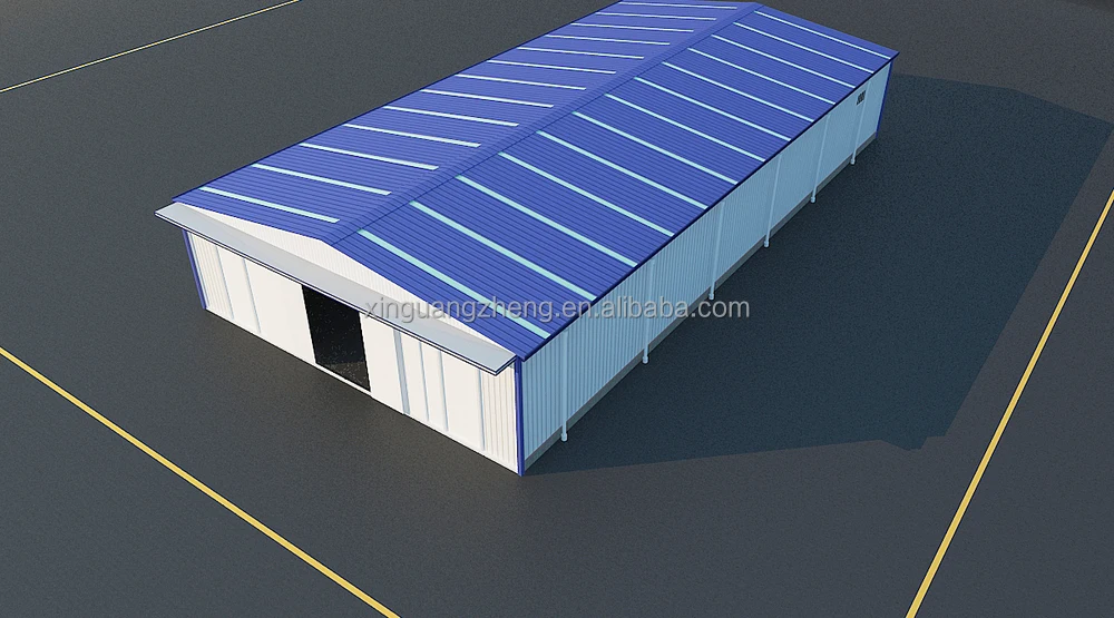 professional hangar door equiped steel structure hangar shed