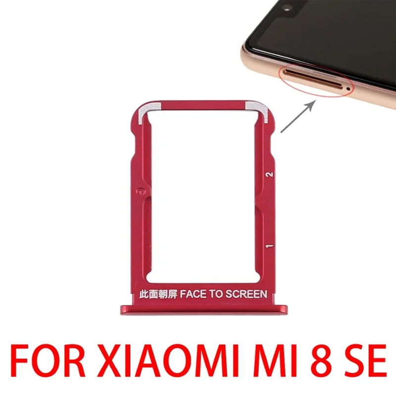 Congsu Black Gold Silver Sim Card Tray For Xiaomi Mi 8 Mi Mix 2s Mi 8 Se Note 3 Mi Mix2 Single Dual Buy For Xiaomi Mi 8 Replacement Sim Card Tray Holder Wholesale