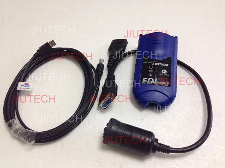 John Deere Service Advisor Edl v2 with E6420 Laptop, John Deere diagnostic tool with Service Advisor 4.2 AG CCE CF software edl