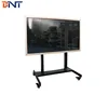 BNT electric lifting type with wired switch control way floor mobile tv bracket