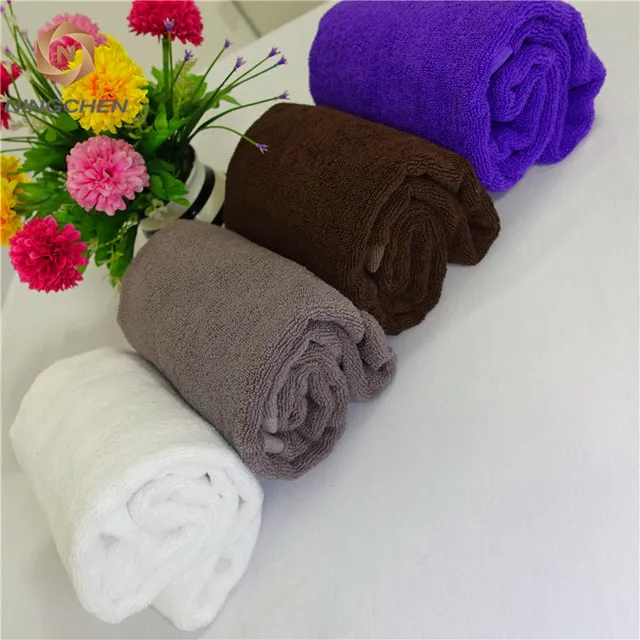 stock cotton bath towel