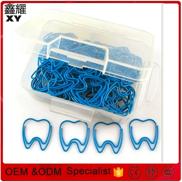 High Quality Dental Promotional Gifts Custom Logo Metal Tooth Paper