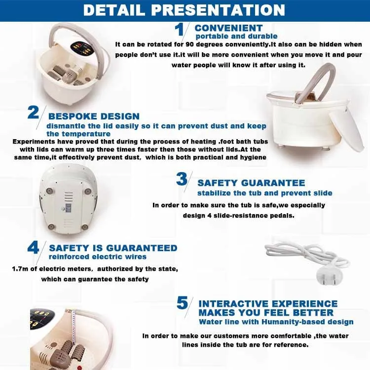 Best Electric Portable Foot Spa Washing Machine With Kc,Ce,Rohs Buy