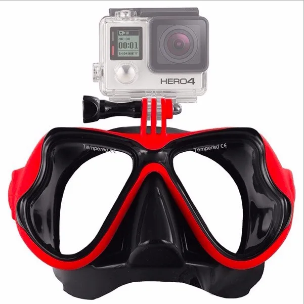 New Camera Mount Diving Mask Scuba Snorkel Swimming Goggles For Action