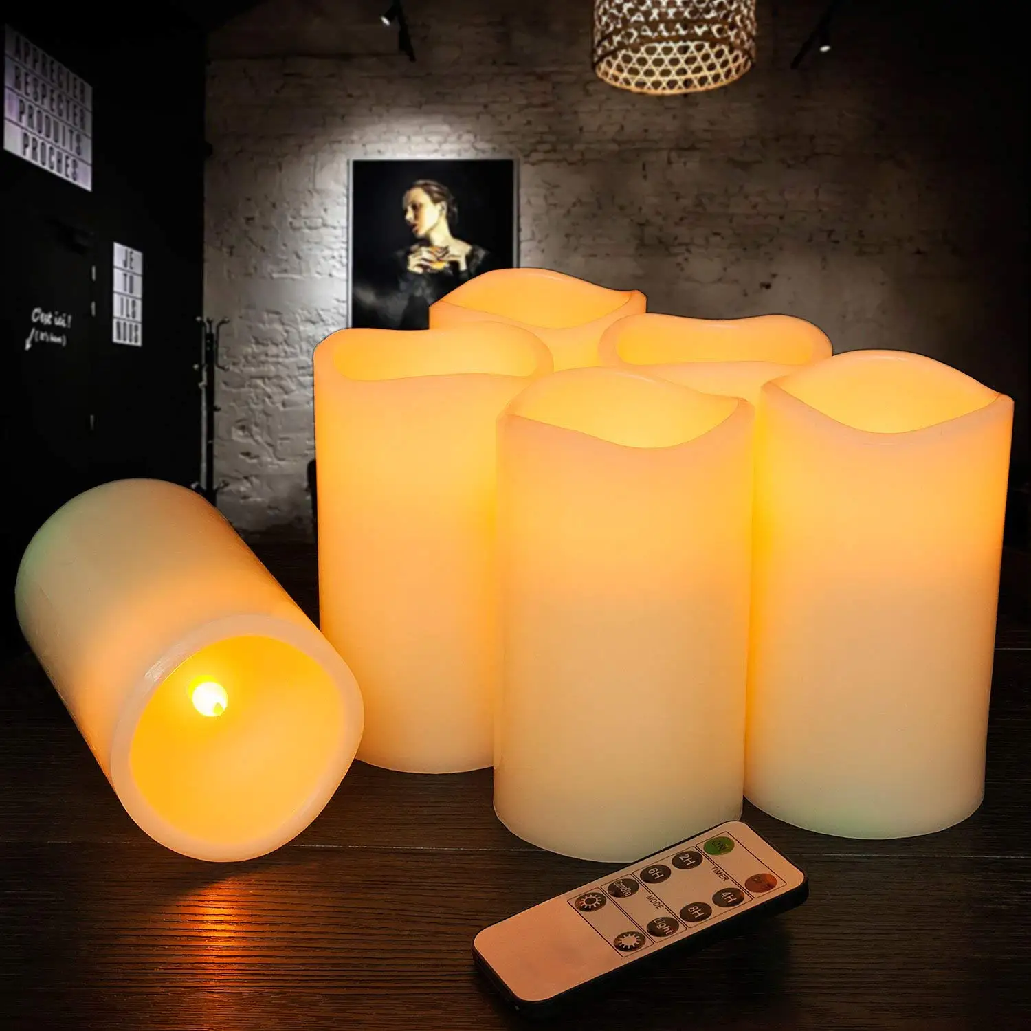 12 Colour 3X Led Real Wax Flameless Candles Remote Control & Timer  FAST AU POST 