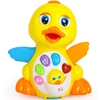 Baby Learning Intelligent Animal Toys Universal B O Yellow Musical Duck Toy with Light