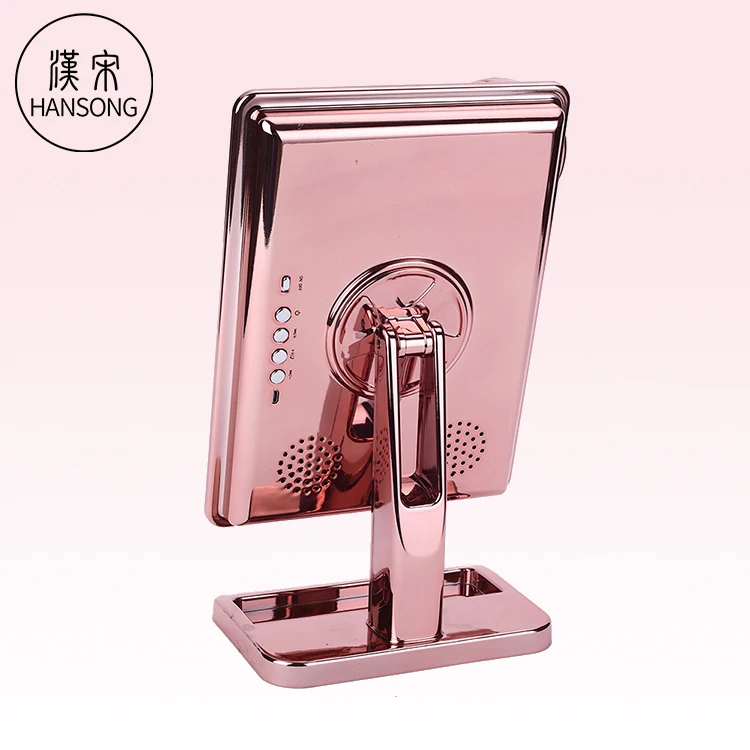 Led Illuminated Cosmetic Lighted Musical Smart Makeup Mirror,Bathroom