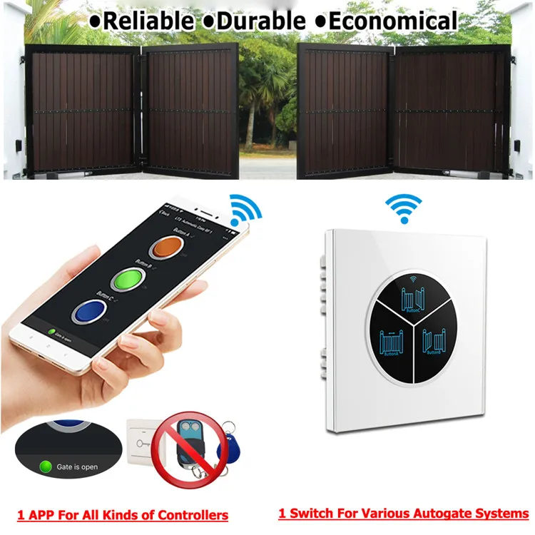 Phone Controls Wifi Smart Switch For Automatic Gate Rolling Door Motor