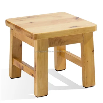 Natural Handmade Craft Custom Small Cute Wooden Square Step Stool Adjule Single Wood Folding Product On Natural Handmade Craft Custom Small Cute Wooden Square Step Stool Adjule Single Wood Folding Product On