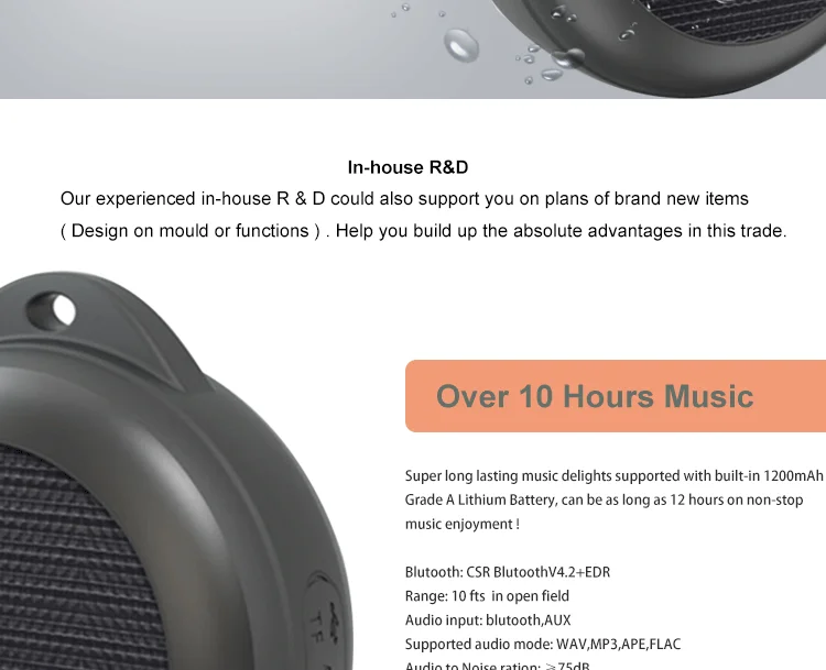 Solar Panel Charging Bluetooth Mini Bike Speaker