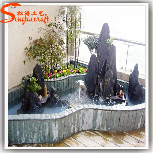 Chinese Fiberglass Indoor Fountains And Glass Waterfalls With Pumps