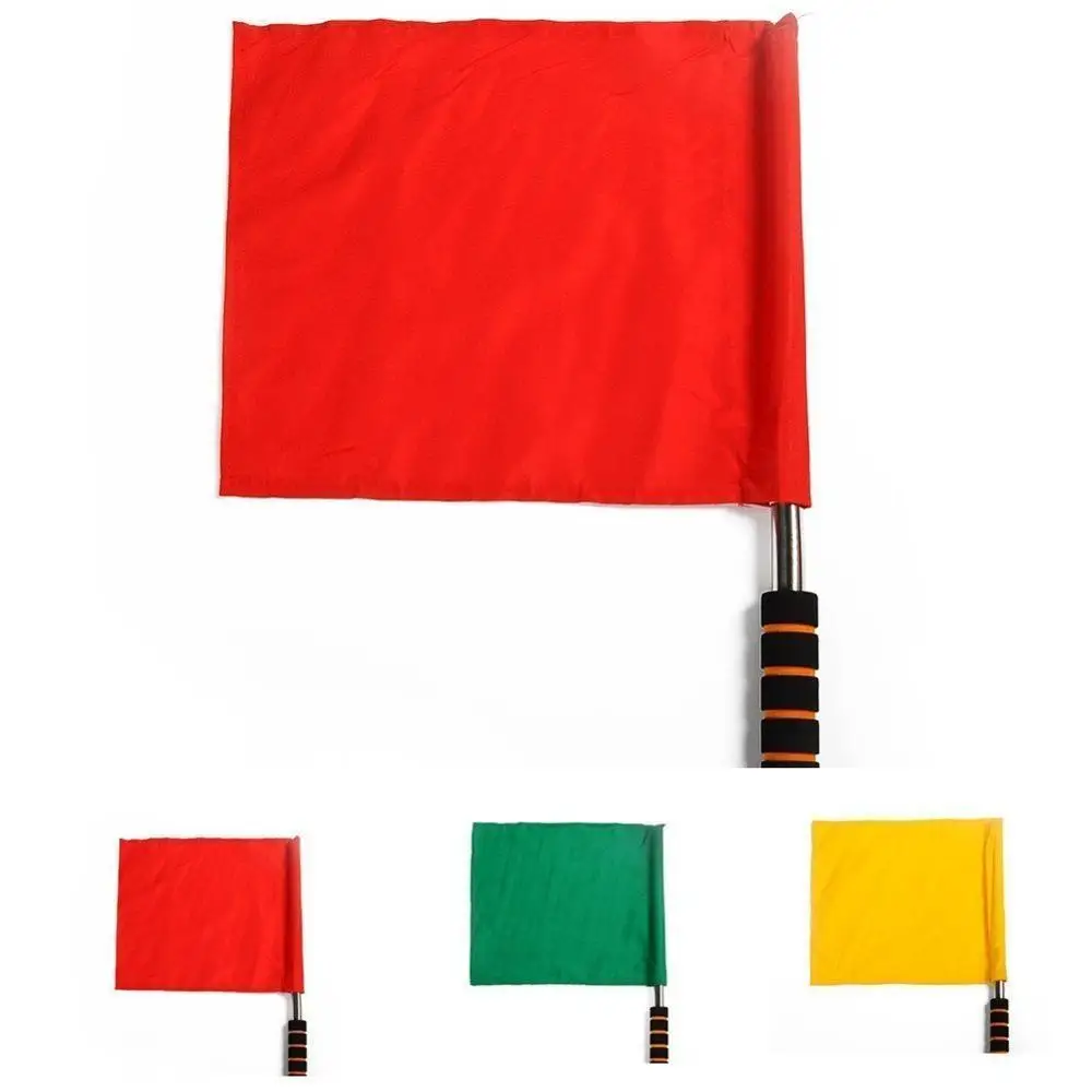 Sports Referee Flags Soccer Linesman Flag With Logo - Buy Flag With ...