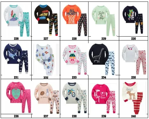 Knitted 100% Cotton Wholesale Kids Pajamas Boys Sleepwear Pajamas.JPG
