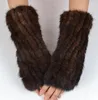 new design faux fur scarf trapper winter hat with gloves paws panda/winter hat/bear hands gloves