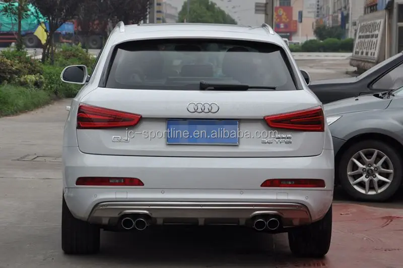 Luxury Car Accessoies Steel Q3 Front Rear Bumper Guard For Audi Q3 2013